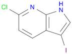 1H-Pyrrolo[2,3-b]pyridine, 6-chloro-3-iodo-