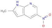 1H-Pyrrolo[2,3-b]pyridine, 2-methyl-5-nitro-
