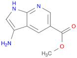 1H-Pyrrolo[2,3-b]pyridine-5-carboxylic acid, 3-amino-, methyl ester