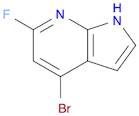 1H-Pyrrolo[2,3-b]pyridine, 4-bromo-6-fluoro-