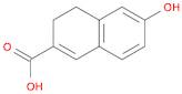 2-Naphthalenecarboxylic acid, 3,4-dihydro-6-hydroxy-