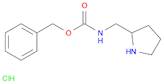 Carbamic acid, N-(2-pyrrolidinylmethyl)-, phenylmethyl ester, hydrochloride (1:1)
