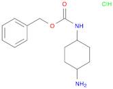 Carbamic acid, N-(4-aminocyclohexyl)-, phenylmethyl ester, hydrochloride (1:1)
