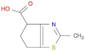 4H-Cyclopentathiazole-4-carboxylic acid, 5,6-dihydro-2-methyl-