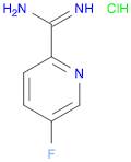 2-Pyridinecarboximidamide, 5-fluoro-, hydrochloride (1:1)