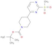 1-Piperidinecarboxylic acid, 4-[2-(methylsulfonyl)-4-pyrimidinyl]-, 1,1-dimethylethyl ester