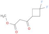 Cyclobutanepropanoic acid, 3,3-difluoro-β-oxo-, methyl ester