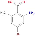 Benzoic acid, 2-amino-4-bromo-6-methyl-