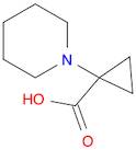 Cyclopropanecarboxylic acid, 1-(1-piperidinyl)-