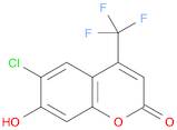 2H-1-Benzopyran-2-one, 6-chloro-7-hydroxy-4-(trifluoromethyl)-