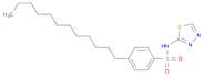 Benzenesulfonamide, 4-dodecyl-N-1,3,4-thiadiazol-2-yl-