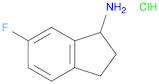 1H-Inden-1-amine, 6-fluoro-2,3-dihydro-, hydrochloride (1:1)