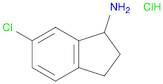 1H-Inden-1-amine, 6-chloro-2,3-dihydro-, hydrochloride (1:1)