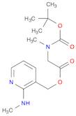 Glycine, N-[(1,1-dimethylethoxy)carbonyl]-N-methyl-, [2-(methylamino)-3-pyridinyl]methyl ester