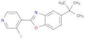 Benzoxazole, 5-(1,1-dimethylethyl)-2-(3-fluoro-4-pyridinyl)-