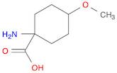 Cyclohexanecarboxylic acid, 1-amino-4-methoxy-