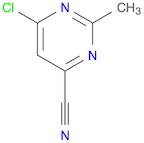 4-Pyrimidinecarbonitrile, 6-chloro-2-methyl-