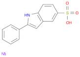 1H-Indole-5-sulfonic acid, 2-phenyl-, sodium salt (1:1)