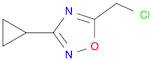 1,2,4-OXADIAZOLE, 5-(CHLOROMETHYL)-3-CYCLOPROPYL-