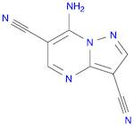 Pyrazolo[1,5-a]pyrimidine-3,6-dicarbonitrile, 7-amino-