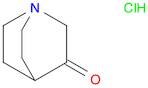 1-Azabicyclo[2.2.2]octan-3-one, hydrochloride (1:1)