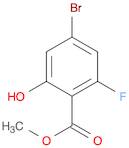 Benzoic acid, 4-bromo-2-fluoro-6-hydroxy-, methyl ester