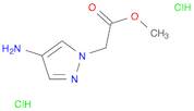 1H-Pyrazole-1-acetic acid, 4-amino-, methyl ester, hydrochloride (1:2)