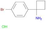 Cyclobutanamine, 1-(4-bromophenyl)-, hydrochloride (1:1)