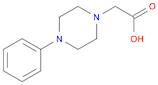 1-Piperazineacetic acid, 4-phenyl-