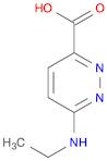3-Pyridazinecarboxylic acid, 6-(ethylamino)-