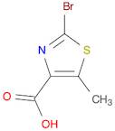 4-Thiazolecarboxylic acid, 2-bromo-5-methyl-