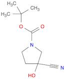 1-Pyrrolidinecarboxylic acid, 3-cyano-3-hydroxy-, 1,1-dimethylethyl ester