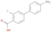 [1,1'-Biphenyl]-4-carboxylic acid, 3-fluoro-4'-methyl-