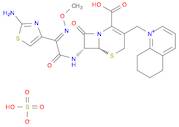 Quinolinium, 1-[[(6R,7R)-7-[[(2Z)-2-(2-amino-4-thiazolyl)-2-(methoxyimino)acetyl]amino]-2-carboxy-8-oxo-5-thia-1-azabicyclo[4.2.0]oct-2-en-3-yl]methyl]-5,6,7,8-tetrahydro-, sulfate (1:1)