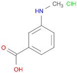 Benzoic acid, 3-(methylamino)-, hydrochloride (1:1)