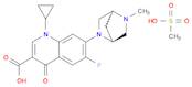 3-Quinolinecarboxylic acid, 1-cyclopropyl-6-fluoro-1,4-dihydro-7-[(1S,4S)-5-methyl-2,5-diazabicyclo[2.2.1]hept-2-yl]-4-oxo-, methanesulfonate (1:1)