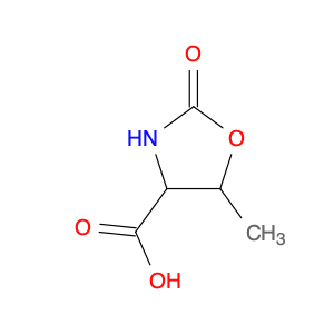 4-Oxazolidinecarboxylic acid, 5-methyl-2-oxo-