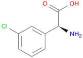 Benzeneacetic acid, α-amino-3-chloro-, (αS)-