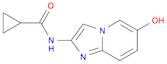 Cyclopropanecarboxamide, N-(6-hydroxyimidazo[1,2-a]pyridin-2-yl)-
