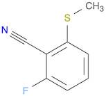 Benzonitrile, 2-fluoro-6-(methylthio)-