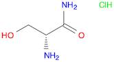 Propanamide, 2-amino-3-hydroxy-, hydrochloride (1:1), (2R)-