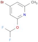 Pyridine, 4-bromo-2-(difluoromethoxy)-6-methyl-