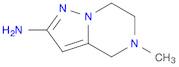 Pyrazolo[1,5-a]pyrazin-2-amine, 4,5,6,7-tetrahydro-5-methyl-