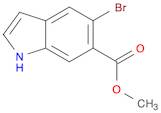 1H-Indole-6-carboxylic acid, 5-bromo-, methyl ester