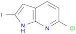 1H-Pyrrolo[2,3-b]pyridine, 6-chloro-2-iodo-