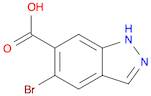 1H-Indazole-6-carboxylic acid, 5-bromo-