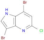 1H-Pyrrolo[3,2-b]pyridine, 3,7-dibromo-5-chloro-