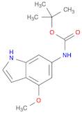 Carbamic acid, N-(4-methoxy-1H-indol-6-yl)-, 1,1-dimethylethyl ester