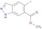 1H-Indazole-6-carboxylic acid, 5-fluoro-, methyl ester