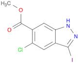 1H-Indazole-6-carboxylic acid, 5-chloro-3-iodo-, methyl ester